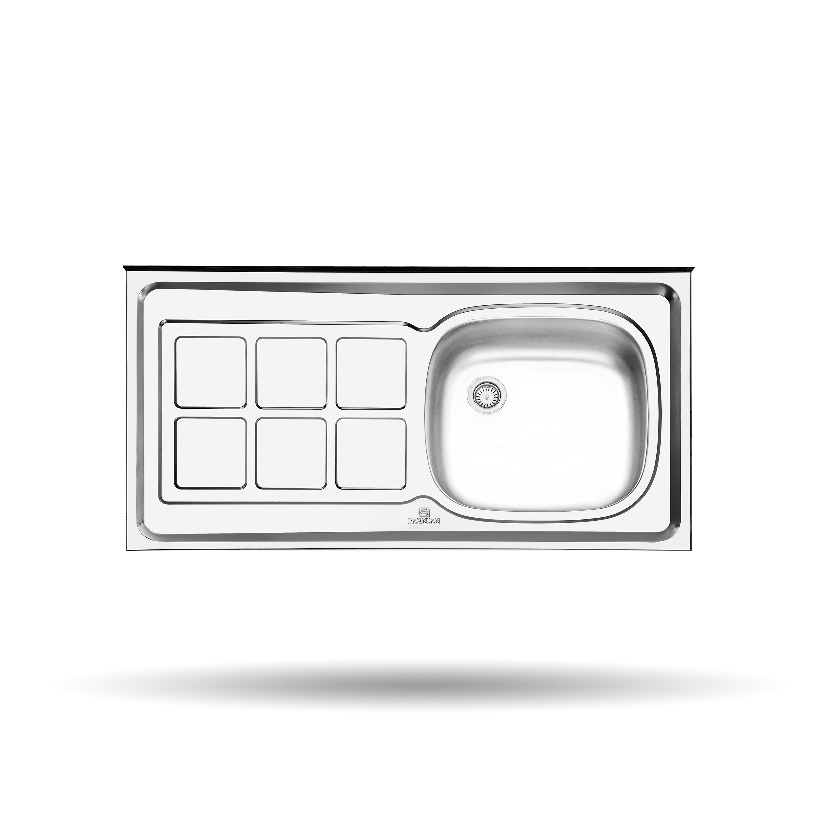 سینک پرنیان استیل مدل PS 3107
